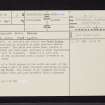 Arran, Auchencar Burn, NR83NE 5, Ordnance Survey index card, page number 1, Recto