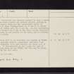 Carradale Point, NR83NW 1, Ordnance Survey index card, page number 3, Recto
