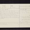 Stonefield, NR87SE 2, Ordnance Survey index card, Recto