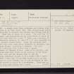 Badden, NR88NE 17, Ordnance Survey index card, page number 1, Recto