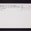 Dun Buidhe, NR88NW 1, Ordnance Survey index card, Recto