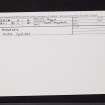 Achnakeil, NR88SW 4, Ordnance Survey index card, Recto