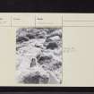 Kilbride 4, NR89NE 15, Ordnance Survey index card, Recto