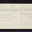 Nether Largie, NR89NW 3, Ordnance Survey index card, page number 2, Verso
