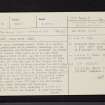 Kilchoan, NR89NW 12, Ordnance Survey index card, page number 1, Recto
