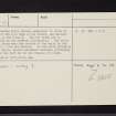 Dunchraigaig, NR89NW 15, Ordnance Survey index card, page number 3, Recto