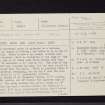 Baroile, NR89NW 26, Ordnance Survey index card, page number 1, Recto