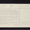 Baroile, NR89NW 26, Ordnance Survey index card, page number 2, Verso