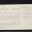 Rhudil, NR89NW 27, Ordnance Survey index card, page number 1, Recto