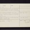 Rhudil, NR89NW 27, Ordnance Survey index card, page number 2, Verso