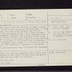 Poltalloch, NR89NW 38, Ordnance Survey index card, page number 1, Recto