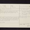 Nether Largie, NR89NW 45, Ordnance Survey index card, Recto