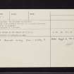 Kilmichael Glassary, NR89SE 16, Ordnance Survey index card, page number 2, Verso