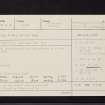 Cairnbaan 4, NR89SW 2, Ordnance Survey index card, page number 1, Recto