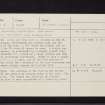 Dunadd, NR89SW 4, Ordnance Survey index card, Recto