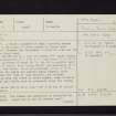 Crinan Moss, NR89SW 5, Ordnance Survey index card, page number 1, Recto