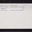 Barnakill, NR89SW 16, Ordnance Survey index card, Recto