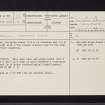 Arran, Kilpatrick, NR92NW 22, Ordnance Survey index card, page number 1, Recto