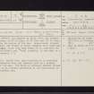 Arran, Bennan, Black Cave, NR92SE 9, Ordnance Survey index card, page number 1, Recto