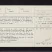 Colachla, NR96NE 1, Ordnance Survey index card, Recto