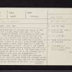Barr Iola, NR98SW 2, Ordnance Survey index card, page number 1, Recto