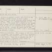 Barr Iola, NR98SW 2, Ordnance Survey index card, page number 2, Verso