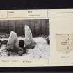 Arran, Monamore, Meallach's Grave, NS02NW 10, Ordnance Survey index card, page number 2, Verso
