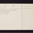 Arran, Dunan Beag, NS03SW 8, Ordnance Survey index card, page number 3, Recto
