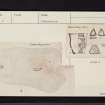 Arran, Dunan Beag, NS03SW 8, Ordnance Survey index card, page number 1, Recto