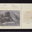 Arran, Sannox, NS04SW 1, Ordnance Survey index card, page number 2, Verso