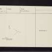 Bute, Scalpsie, NS05NE 10, Ordnance Survey index card, page number 1, Recto