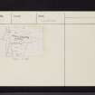 Bute, Kilmory Chapel, NS05NW 1, Ordnance Survey index card, Recto