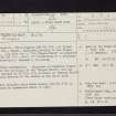 Bute, Acholter, NS06NE 7, Ordnance Survey index card, page number 1, Recto