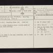 Bute, Ardmaleish, NS06NE 10, Ordnance Survey index card, page number 1, Recto