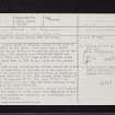 Bute, Rothesay, St Mary's Church, NS06SE 1, Ordnance Survey index card, page number 1, Recto