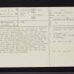 Bute, Rothesay, Ladeside Street, NS06SE 5, Ordnance Survey index card, page number 1, Recto