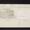 Bute, Bicker's Houses, NS06SE 17, Ordnance Survey index card, Recto