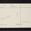 Bute, Kilchousland Chapel, NS06SW 3, Ordnance Survey index card, Recto