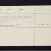 Achanelid, NS08NW 2, Ordnance Survey index card, page number 2, Verso