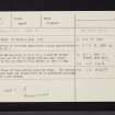 St Modan's Well, Glendaruel, NS08SW 2, Ordnance Survey index card, Recto
