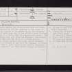 Hunterston, NS15SE 5, Ordnance Survey index card, page number 1, Recto