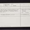 Bute, Ascog, NS16SW 4, Ordnance Survey index card, page number 1, Recto