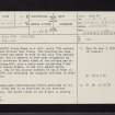 Bute, Rothesay, Ascog, Ascog House, NS16SW 6, Ordnance Survey index card, page number 1, Recto