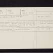 Dunoon, Holy Trinity  Episcopal Church, NS17NE 8, Ordnance Survey index card, Recto