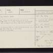Blairbuie, NS17SW 3, Ordnance Survey index card, Recto
