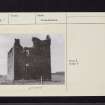 Baltersan Castle, NS20NE 1, Ordnance Survey index card, page number 2, Verso