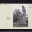 Brunston Castle, NS20SE 8, Ordnance Survey index card, page number 3, Recto