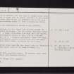 Machrikil, NS20SE 11, Ordnance Survey index card, page number 2, Verso