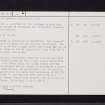 Dowhill Mount, NS20SW 4, Ordnance Survey index card, page number 3, Recto