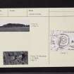Dowhill Mount, NS20SW 4, Ordnance Survey index card, page number 1, Recto